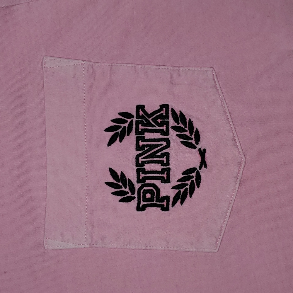 VS PINK V Neck Tee